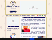 Tablet Screenshot of hotelaironeflorence.com